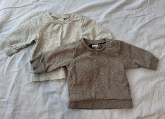 #113 Gender Neutral NB sweatshirts H&M *reduced*