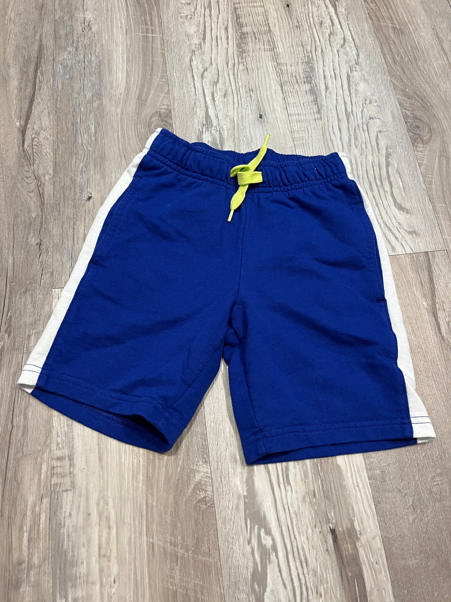 Boys Cat and Jack Blue and White Knit Shorts Size 4/5