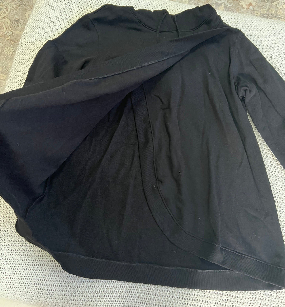 #157 NWOT Old Navy Women’s Breastfeeding Hoodie, Black, L