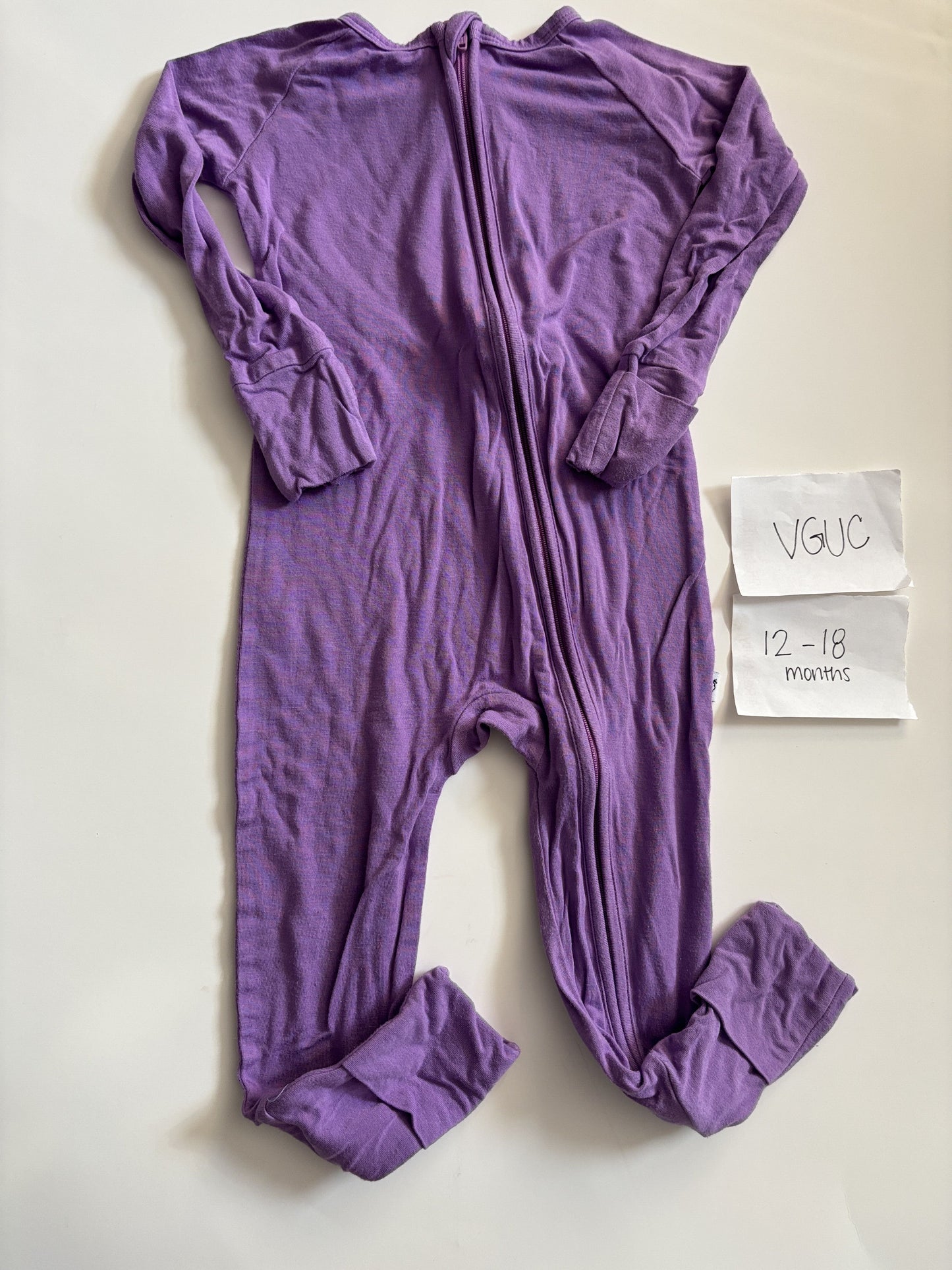 #138 - 12-18 Mo - VGUC Dream Big Little Co - Purple Convertible Zippy - PU 45236