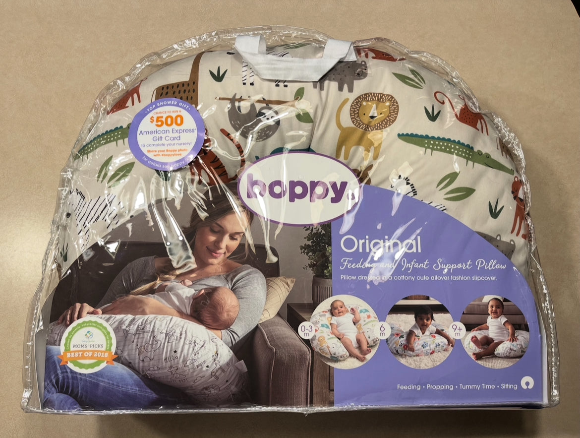 #143 Boppy with Animal Print - REDUCED