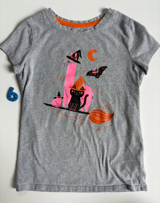 #40 Cat & Jack Halloween Shirt Girls 6