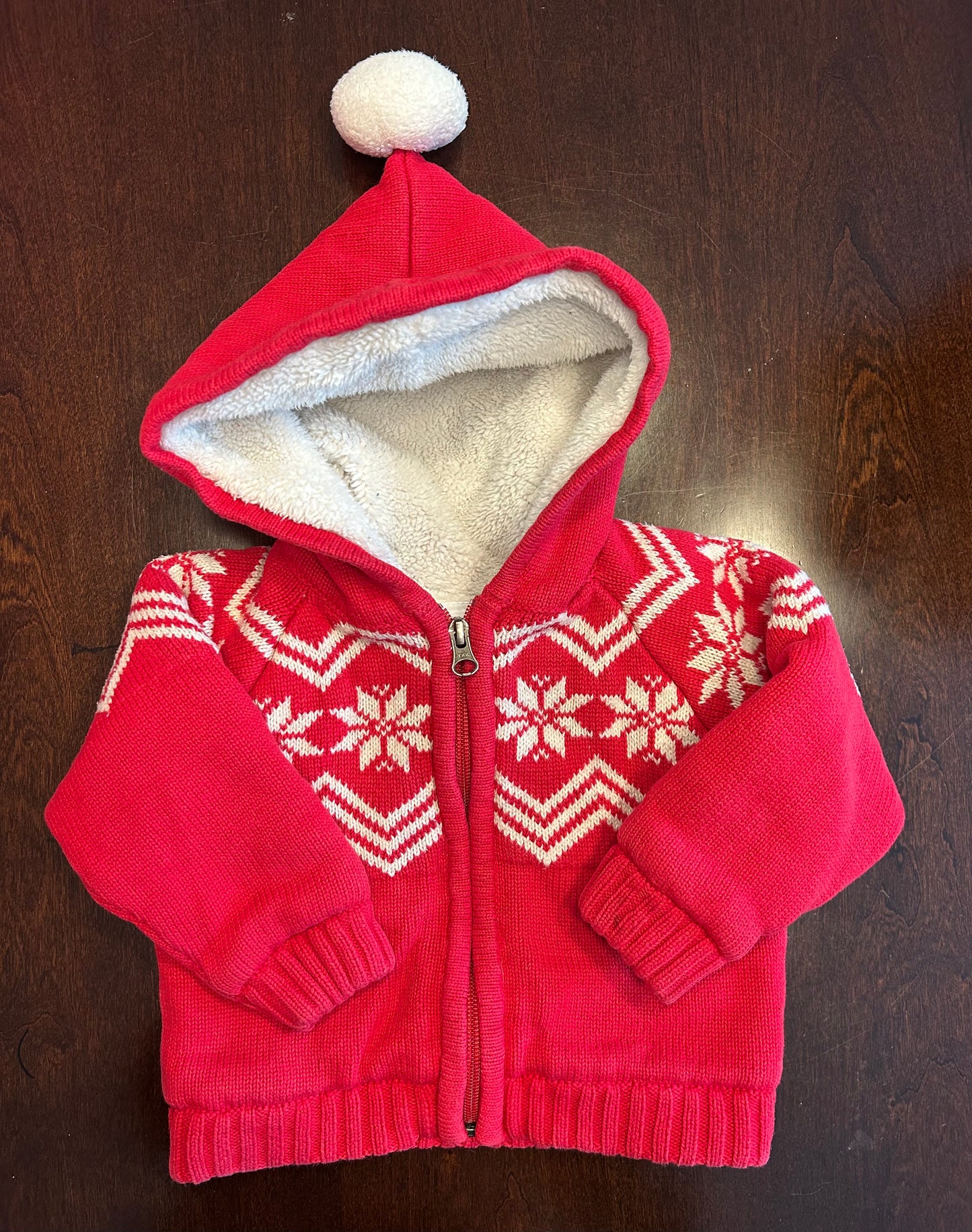 #7 Hanna Andersson holiday hoodie size 24m