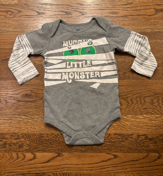 Seller #195 - Boys Halloween Shirt Bodysuit - Size 24 Months