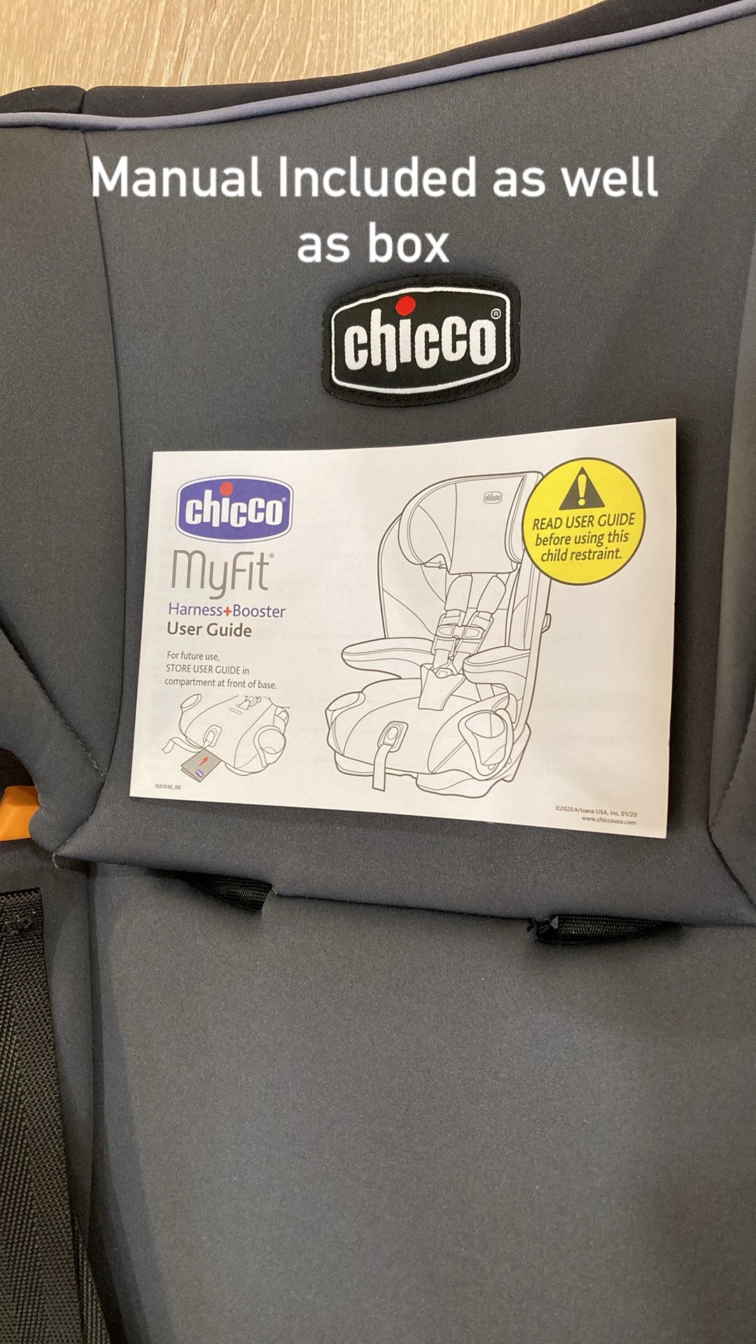 #119-REDUCED!!-Chicco MyFit 2-in-1 Harness/Belt Positioning Car Seat