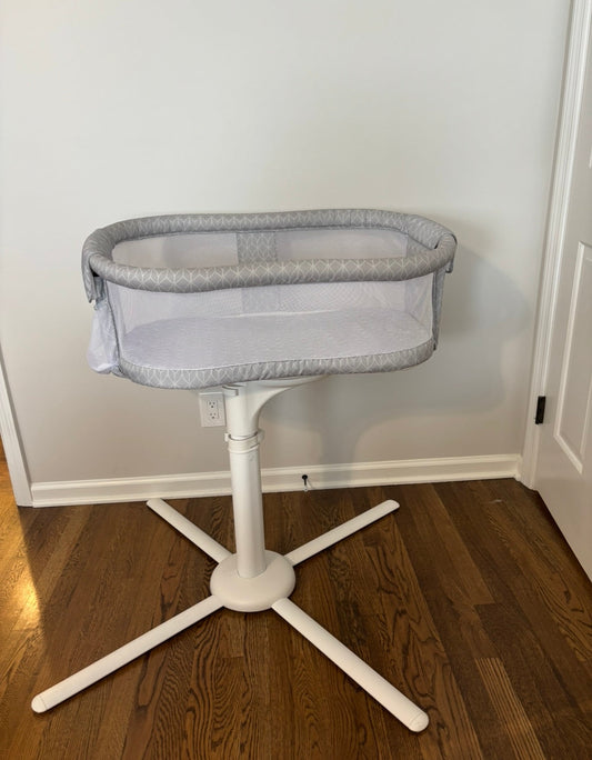 Seller #195 - *REDUCED* Halo Bassinet Swivel Sleeper in Indigo Mist with Extra Sheets