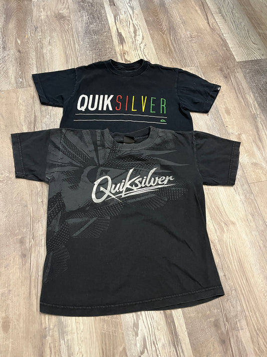 Boys Quiksilver Black Shirt Set Size Medium