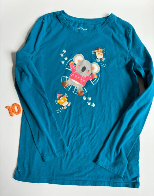 REDUCED #40 Cat & Jack Shirt Girls 10