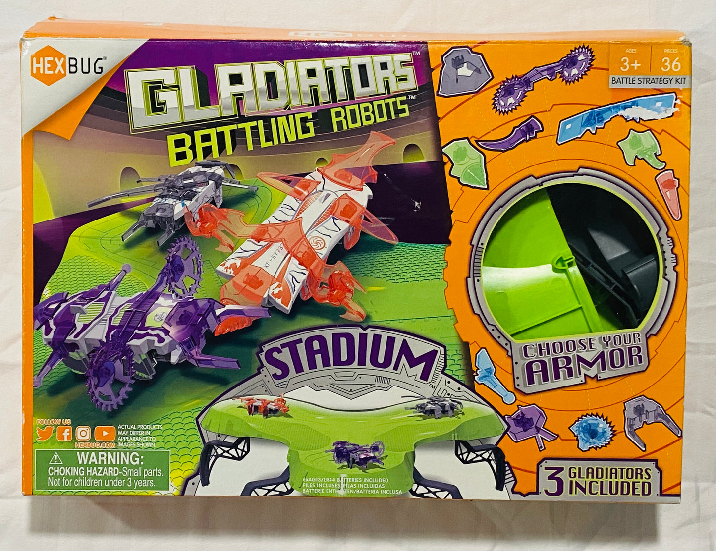 #95A Hexbug Gladiators Battling Robots