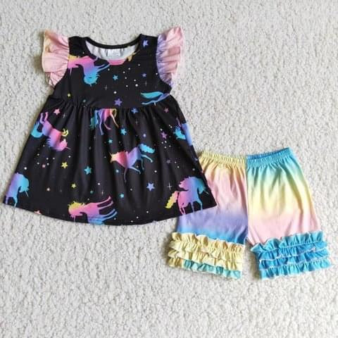 Rainbow unicorn outfit 7/8