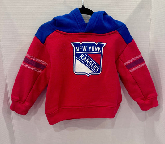 #146 NHL New York Rangers Hoodie Sweatshirt Boys 18M