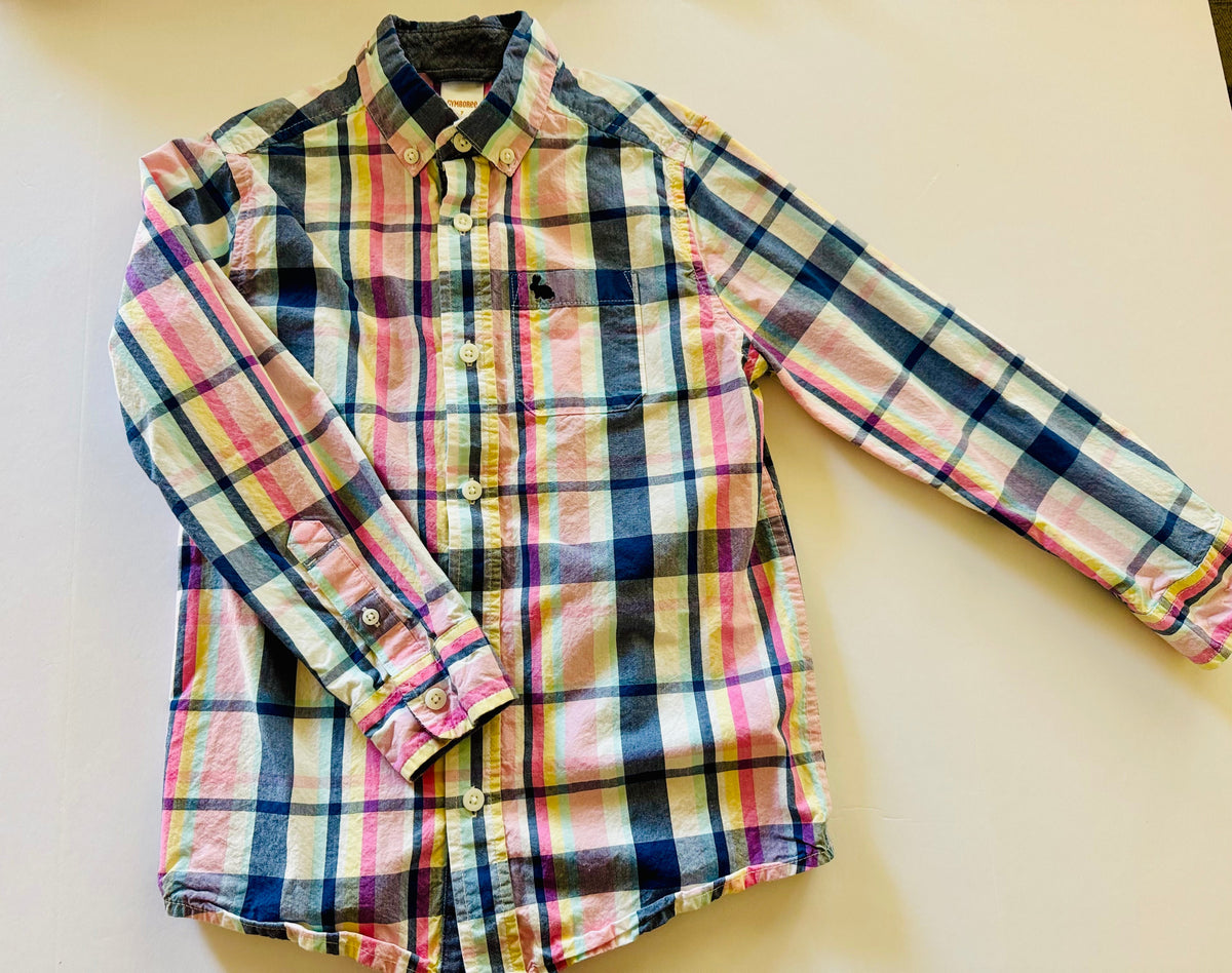 REDUCED #92 boys 7 Gymboree dress button up long sleeve shirt