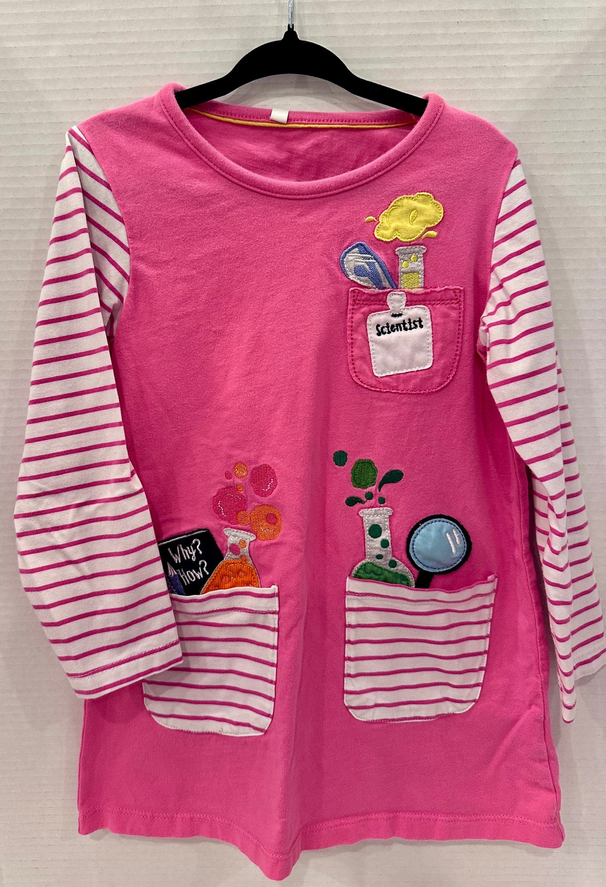 #146 Boden Dupe Science Dress Girls 120 (fits like 4-5)