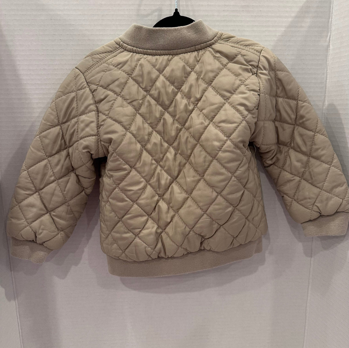 #146 Little Lad Khaki Quilted Jacket Boys 18M
