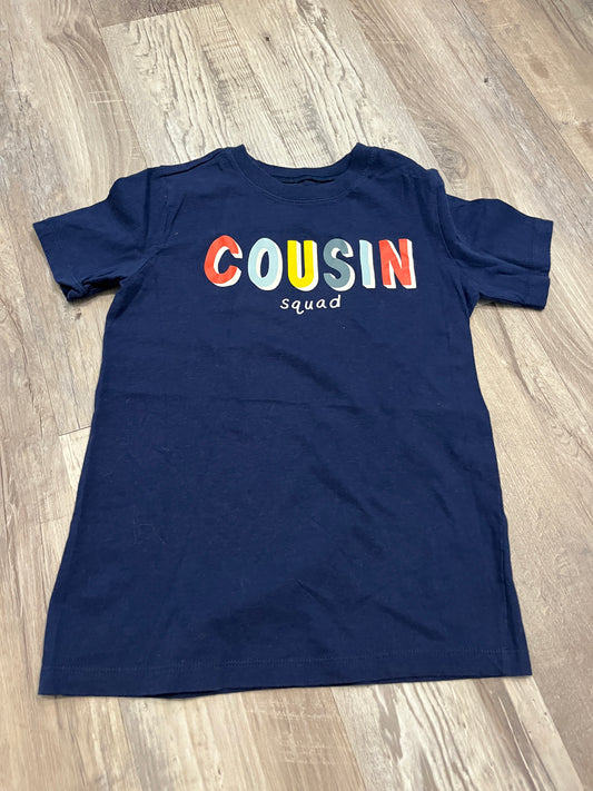 Boys Carters Kid Navy Blue Cousin Squad Shirt Size 8