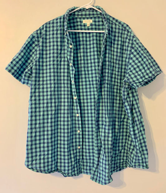 Seller #204 Men’s 2XL Sonoma Blue Plaid Shirt