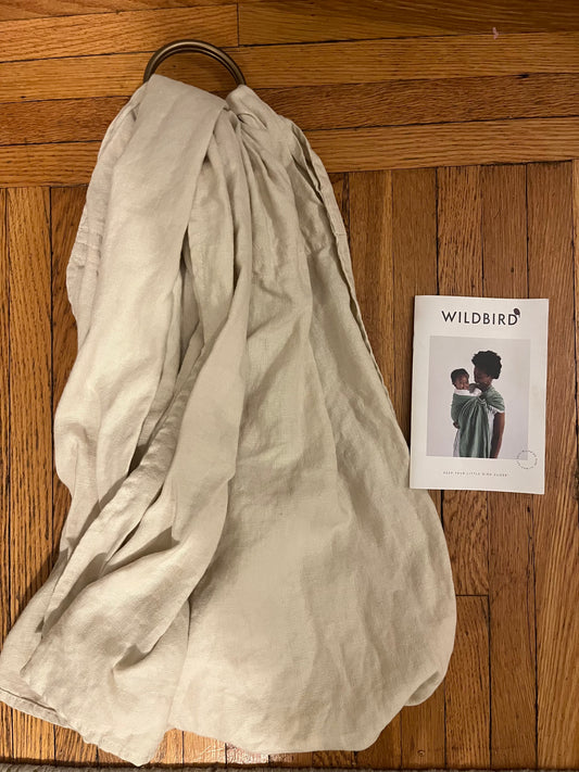 #109 Wildbird Linen Ring Sling Color Natural