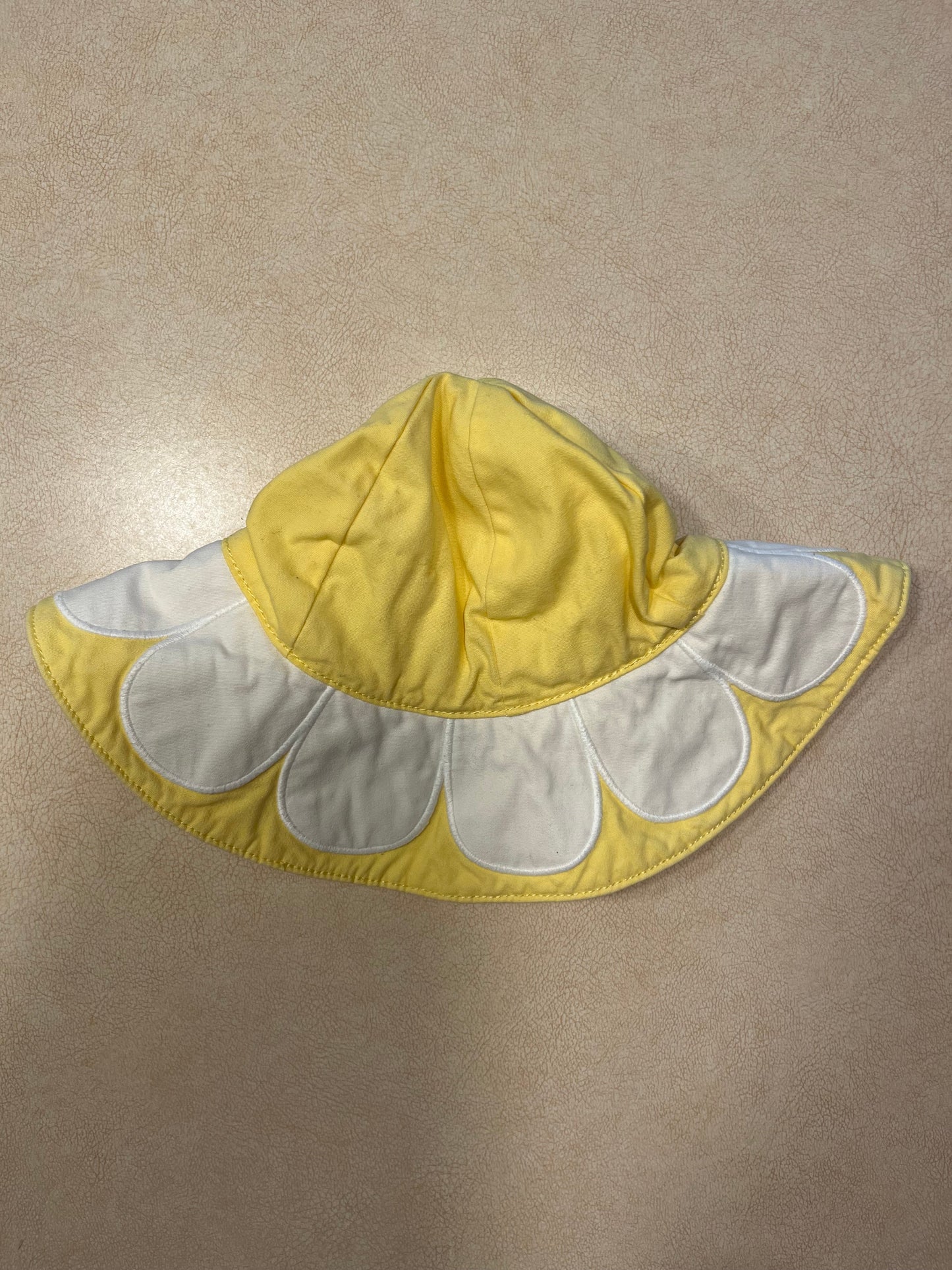 #143 Gymboree Yellow Sun Hat Girls 0-12m - REDUCED