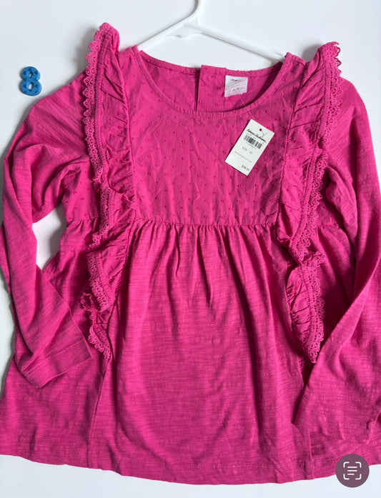 REDUCED #40 NWT Hanna Andersson Shirt Girls 8