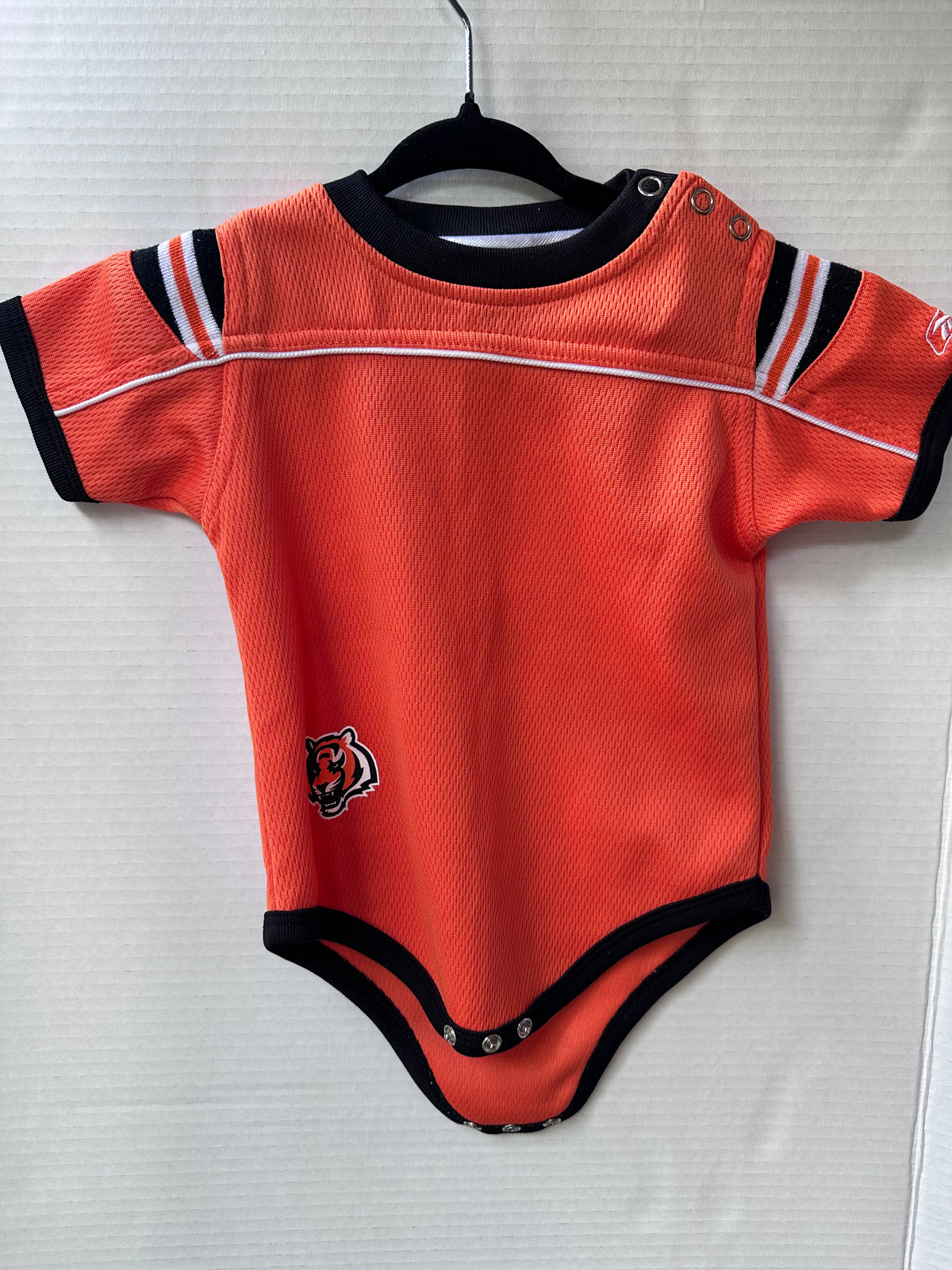 #146 Reebok x NFL Bengals Mesh Onesie Gender Neutral 6-9M