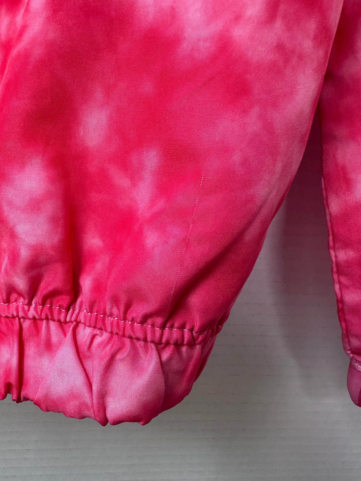 #146 Umbro Pink Tie Dye Windbreaker Girls 4-5T