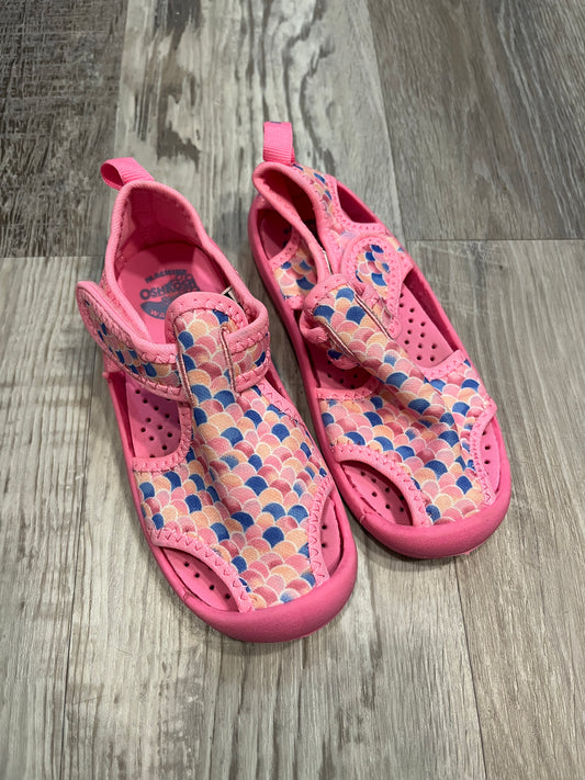 Girls OshKosh Pink Mermaid Water Shoes Size 9