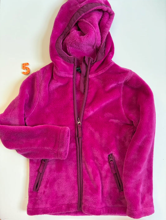 REDUCED #40 Lands End Pink Fleece Girls 5