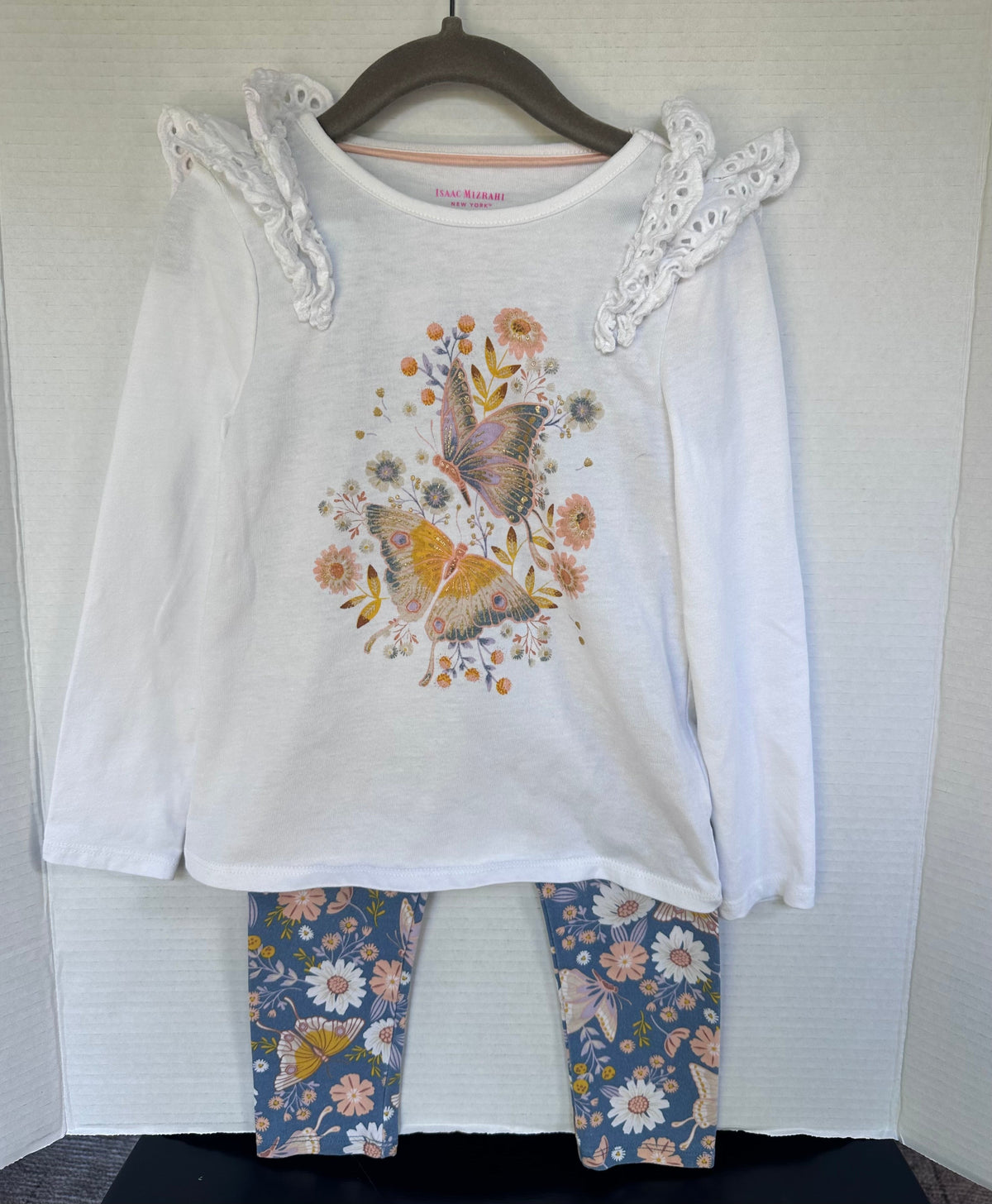 #146 Isaac Mizrahi Butterfly Outfit Girls 3-4T