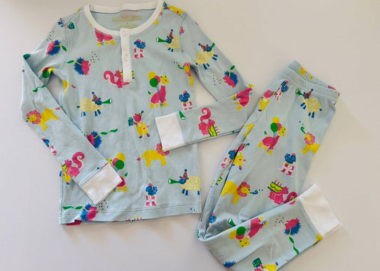 REDUCED #92 NEW girls 6 Beaufort bonnet animal birthday pajama set