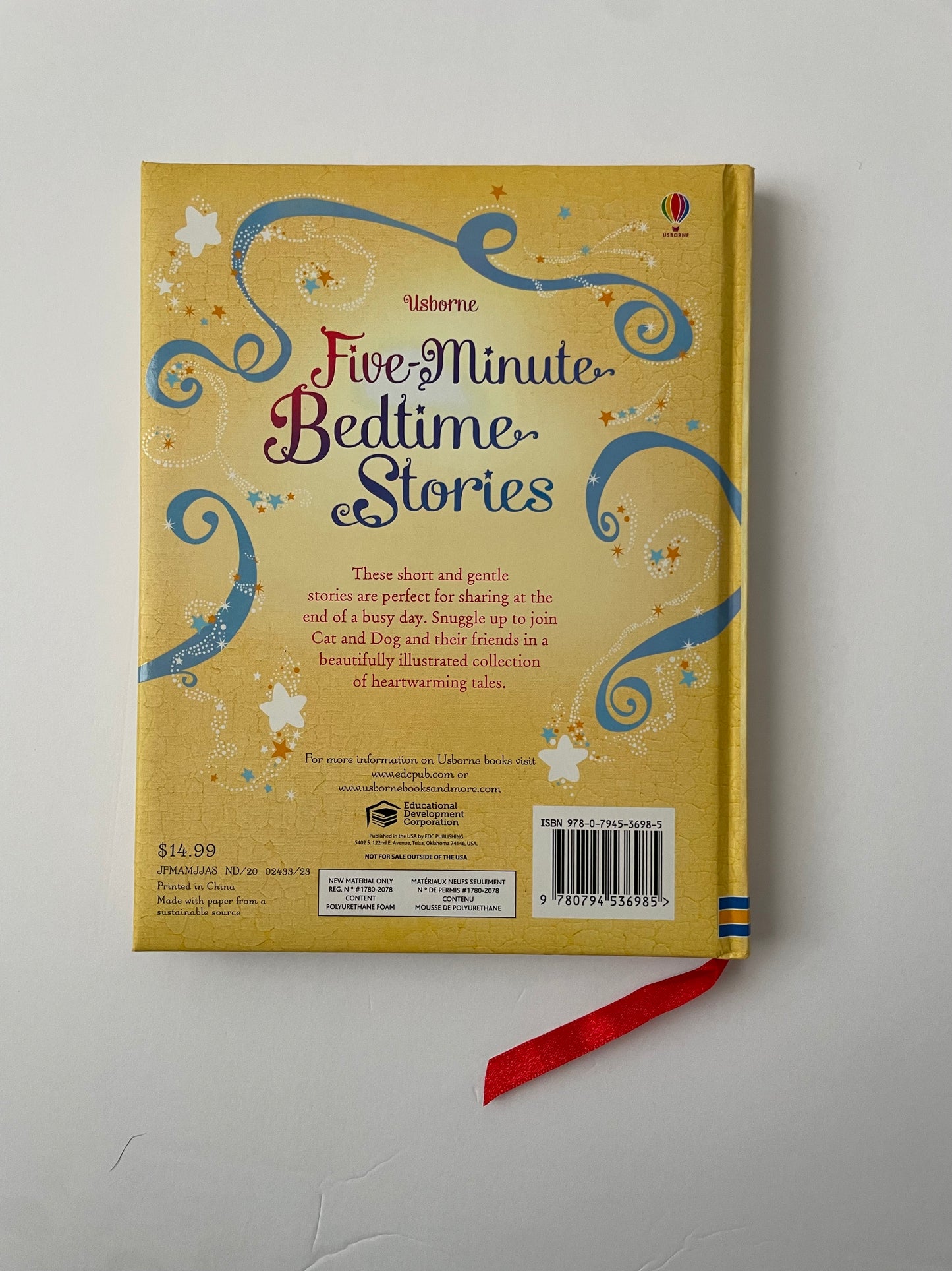 #3 Usborne books 5 minute bedtime stories book