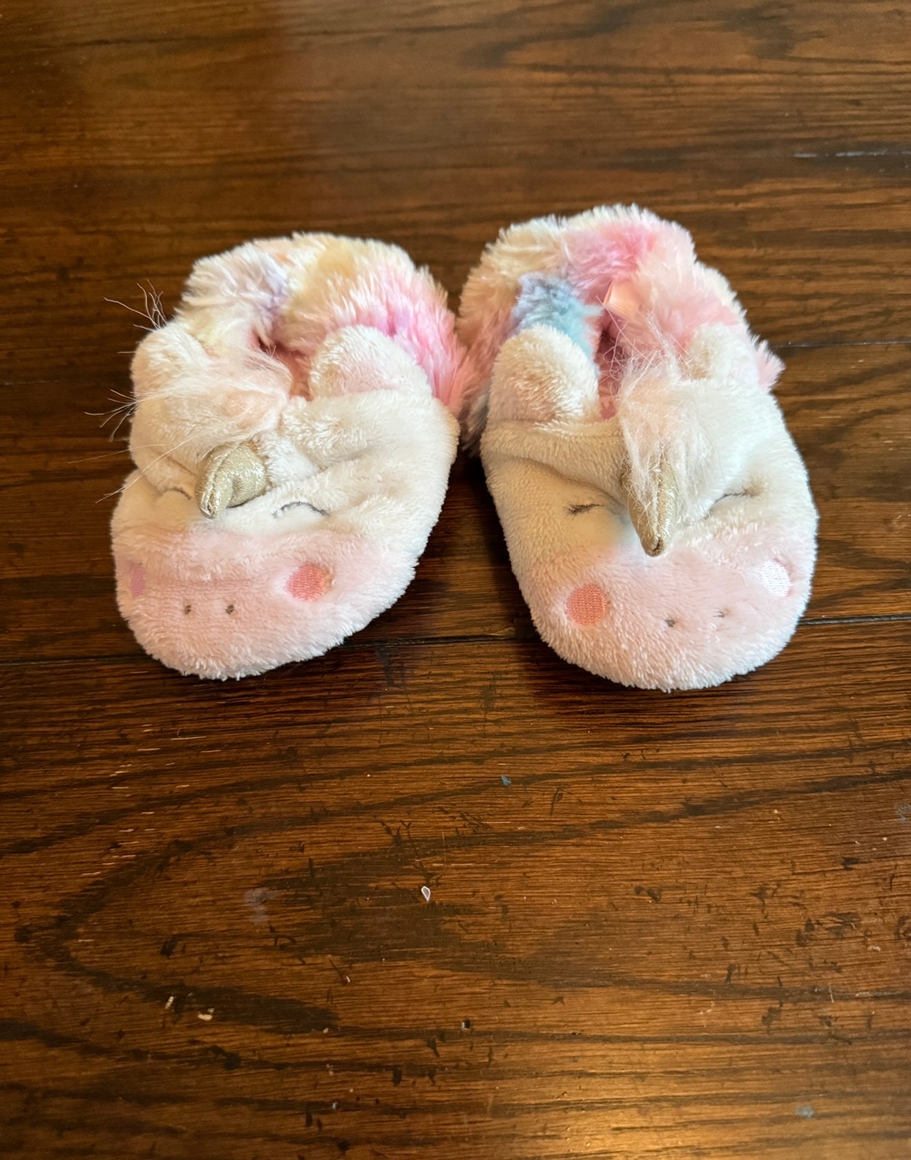 #180 Girls Shoe 7/8 Rainbow Daze Unicorn Slipper(2 of 2)