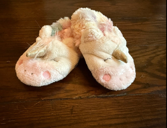 #180 Girls Shoe 7/8 Rainbow Daze Unicorn Slipper(2 of 2)