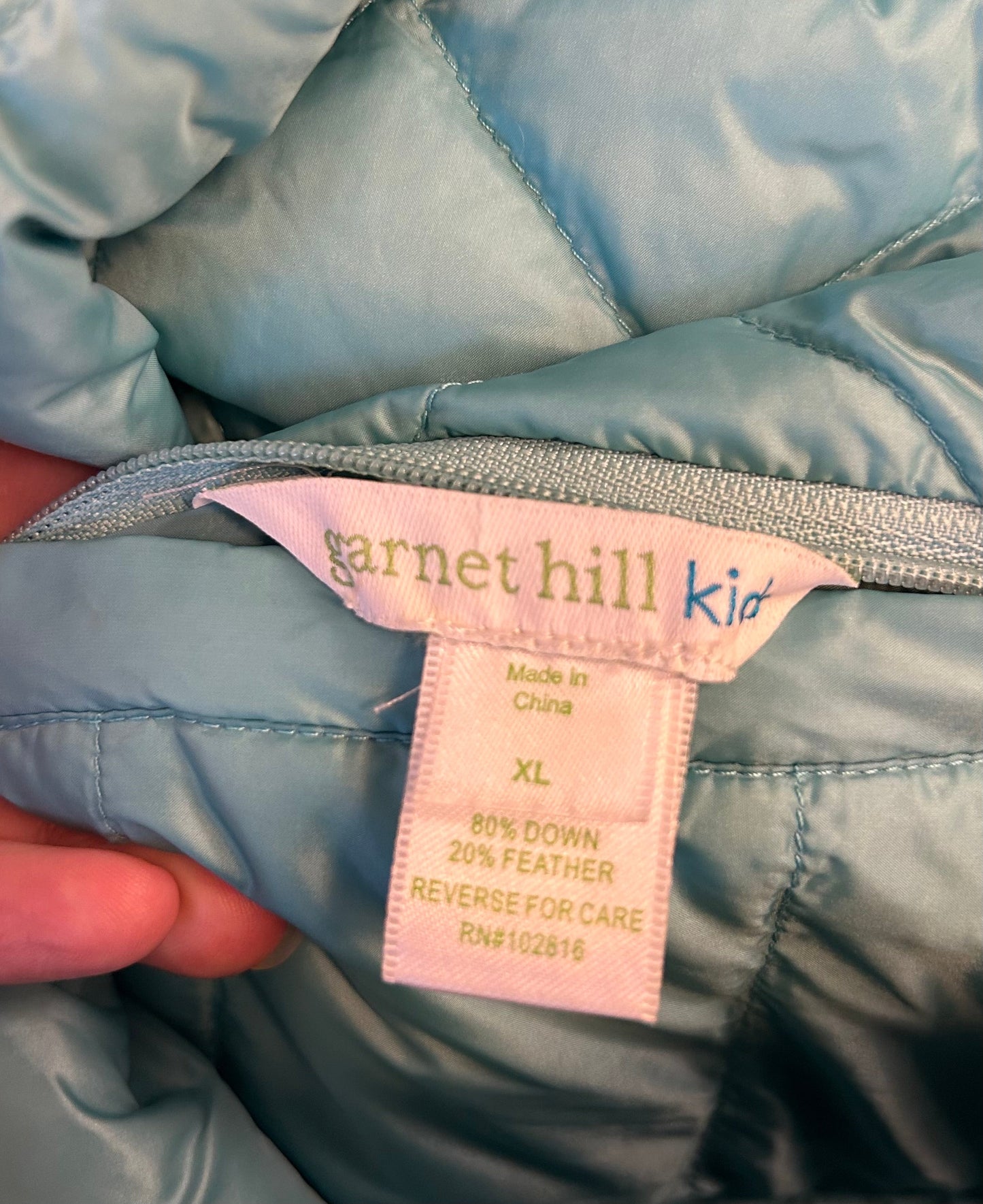 Seller #7 Garnet Hill Kids Down Jacket Girls XL