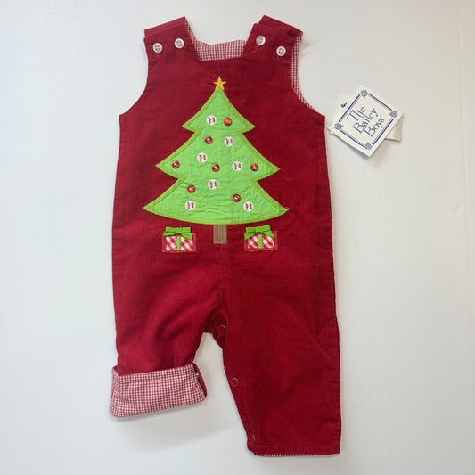Seller 189 Boys 3-6m Bailey Boys Reversible Christmas Tree / Toolbox John John NWT