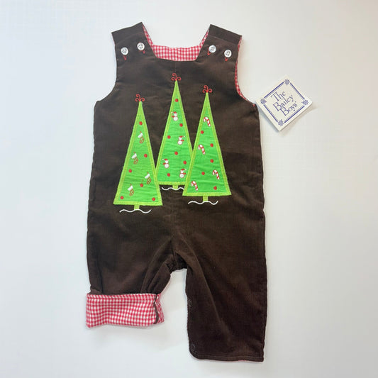 Seller 189 Boys 3-6m Bailey Boys Reversible Christmas Trees / Truck John John NWT