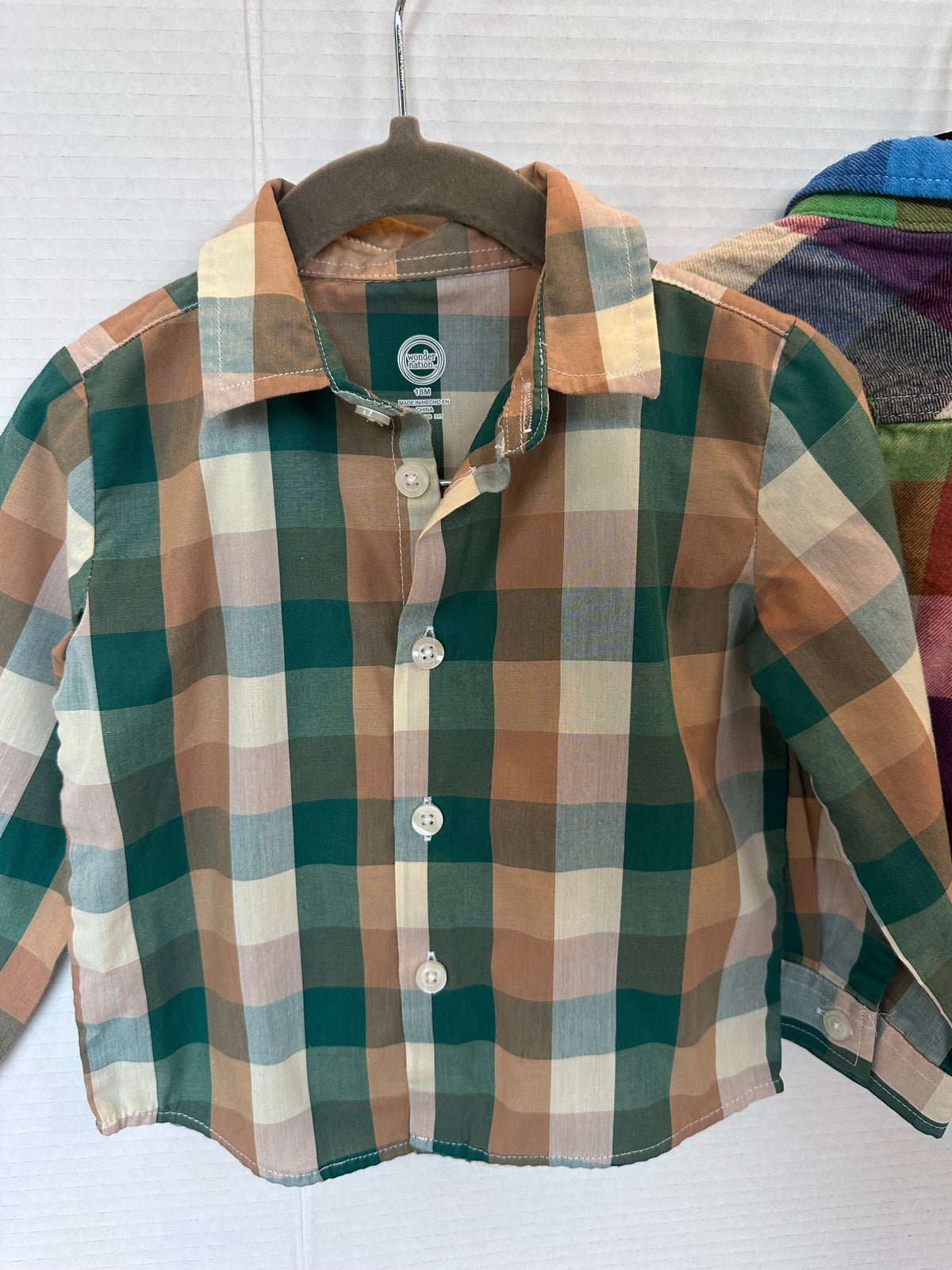 #146 Wonder Nation & Falls Creek Kids Button-ups Boys 18M