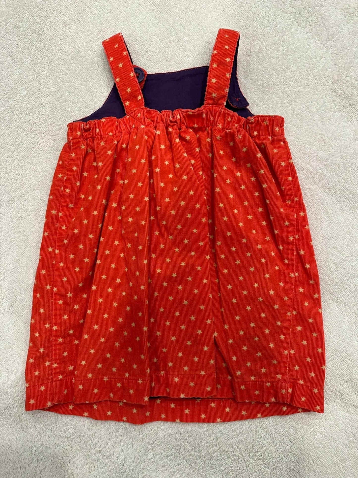 #85 REDUCED Baby Boden Deer Corduroy Jumper Dress, Infant Girls 12-18m