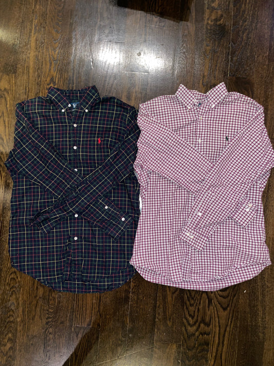 Polo Button-Downs (Men’s M and Custom 32/33)