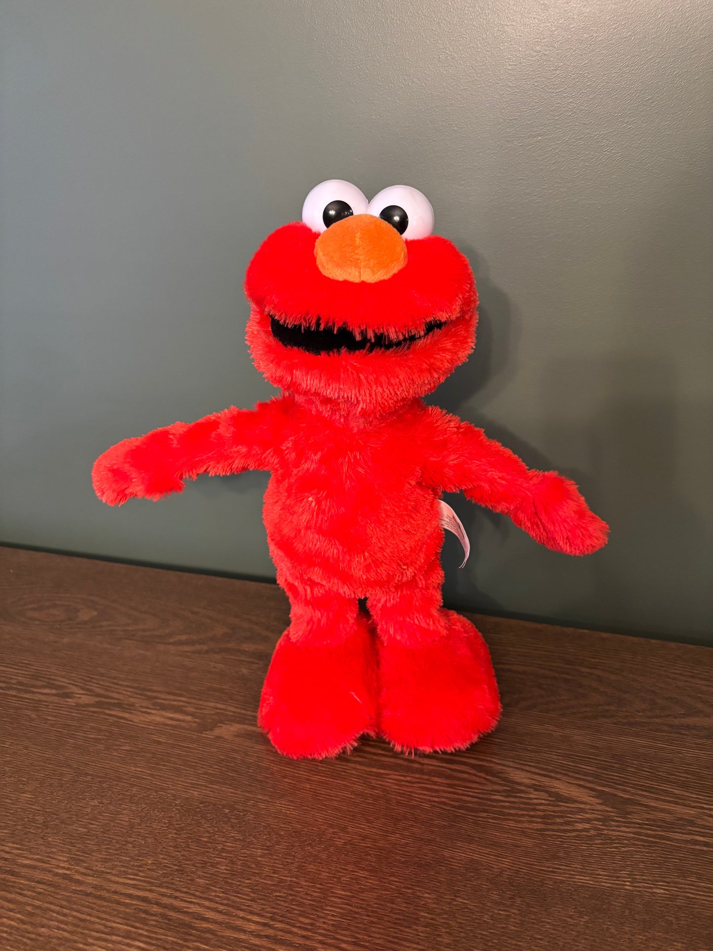 Seller #195 - *REDUCED* Sesame Street Elmo Slide Singing and Dancing 14-inch Plush Interactive Toy