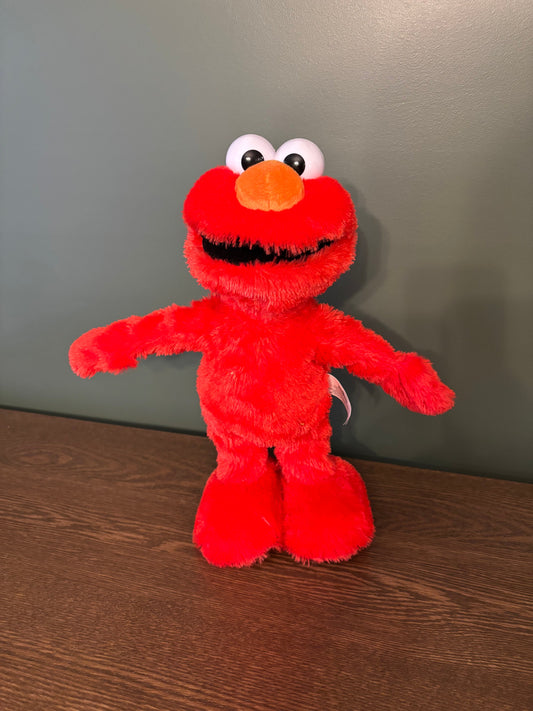 Seller #195 - *REDUCED* Sesame Street Elmo Slide Singing and Dancing 14-inch Plush Interactive Toy