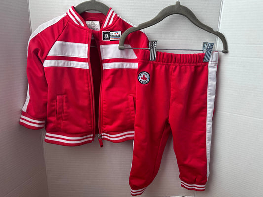 #146 Disney Mickey Mouse Red Tracksuit Boys 12-18M