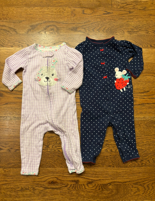 Seller #195 - Bundle of 2 Carter’s Girls One Piece Outfits - Size 6 Months