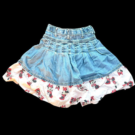 #1 Disney Minnie Mouse denim skirt 4T REDUCED