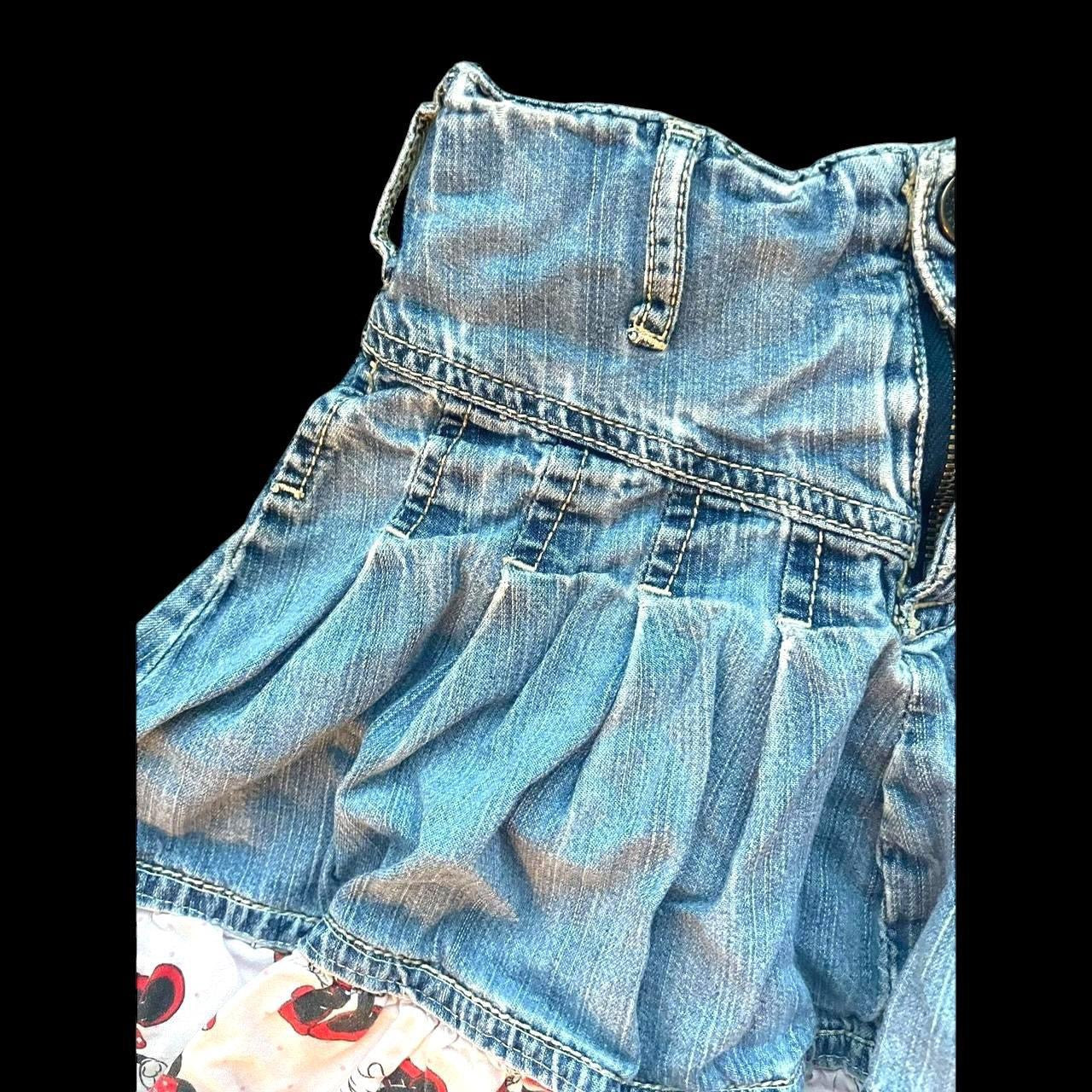 #1 Disney Minnie Mouse denim skirt 4T REDUCED