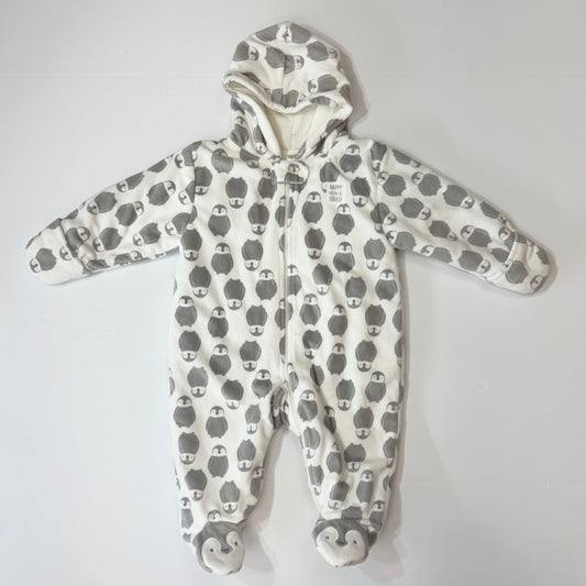Seller 189 Gender Neutral 6m Carter's Penguin Thick Fleece Bunting EUC