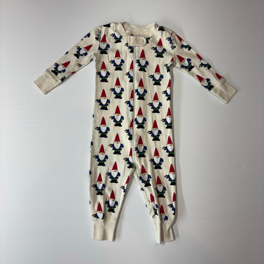 Seller 189 Gender Neutral 6-12m (70cm) Hanna Andersson Zip Sleeper - White Gnomes GUC