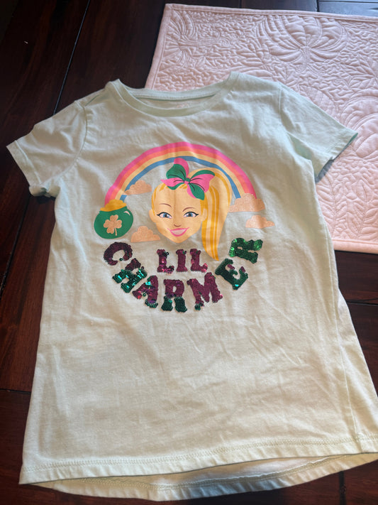 #51 Girls 10/12 Jojo Siwa Little Charmer Sequin Shirt
