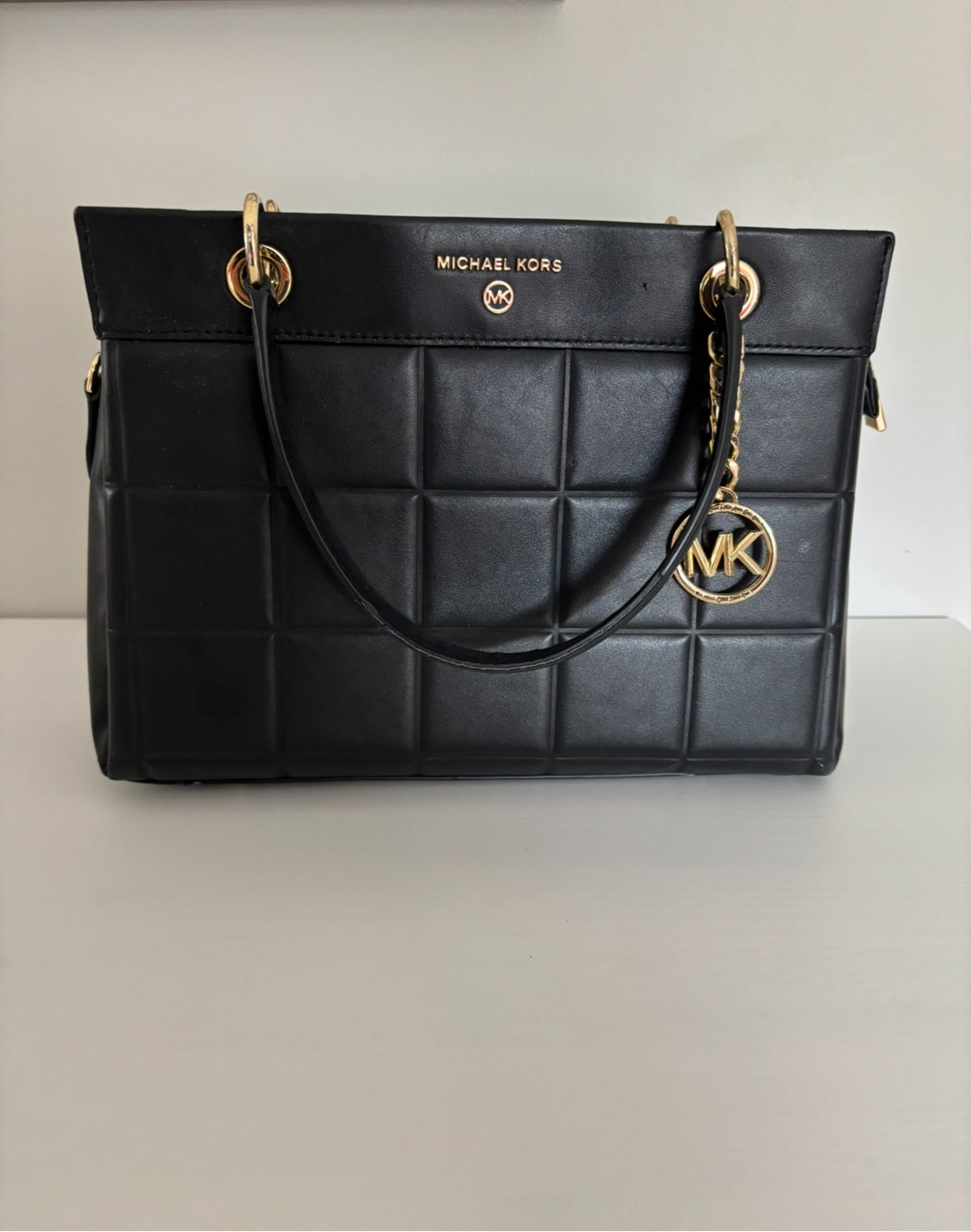 Seller #195 - *REDUCED* Michael Kors Black Susan Medium Quilted Leather Satchel