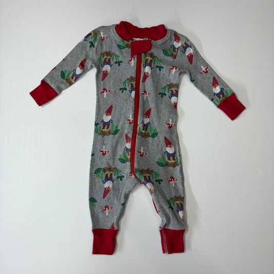 Seller 189 Gender Neutral 3-6m (60cm) Hanna Andersson Zip Sleeper - Gray Gnomes GUC