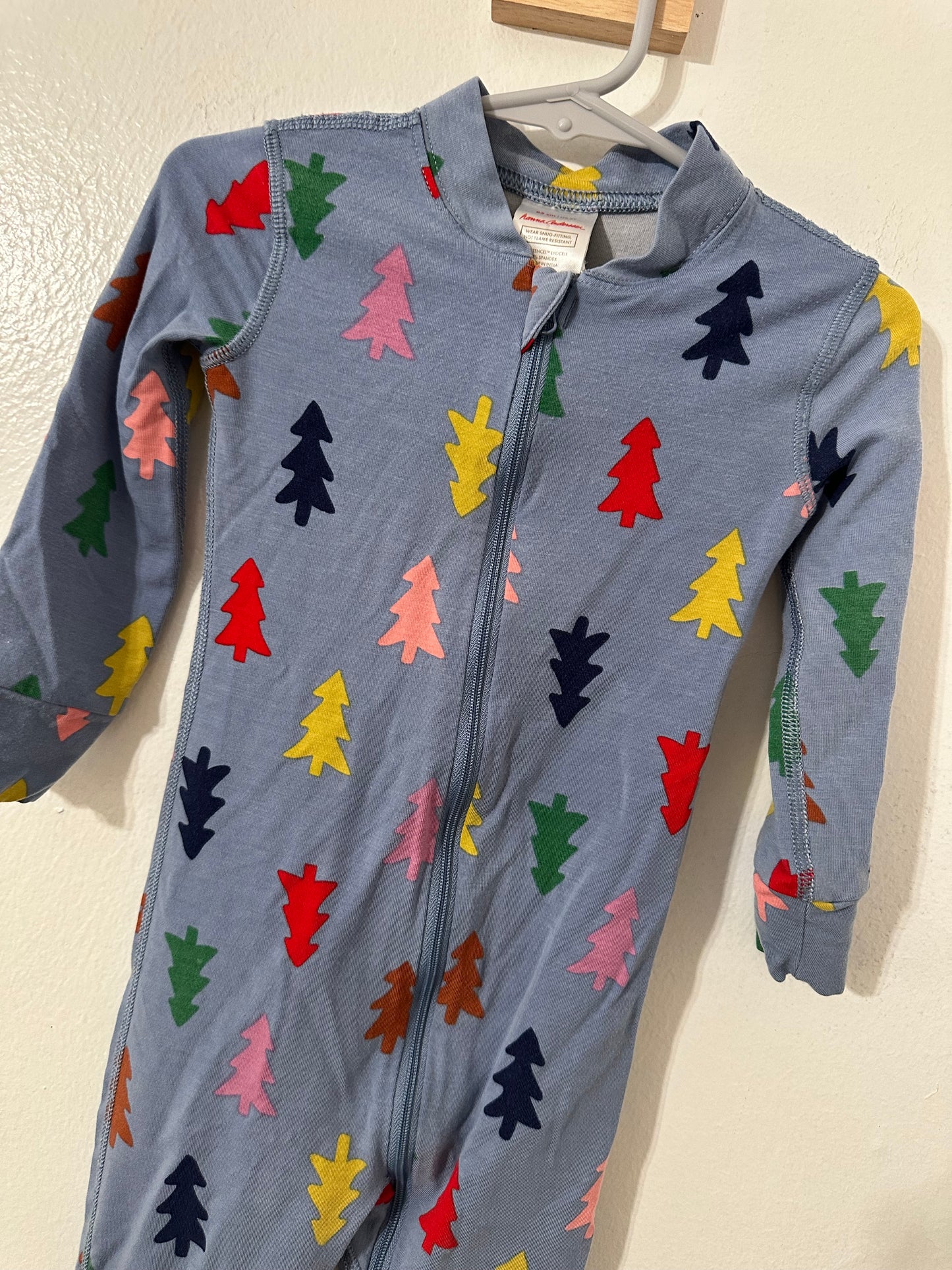 #111 Hanna Andersson HannaSoft Christmas Sleeper 2T